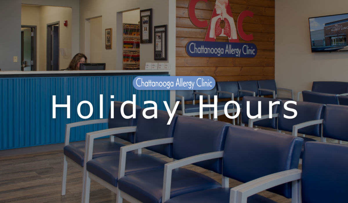 CAC Holiday Hours Banner